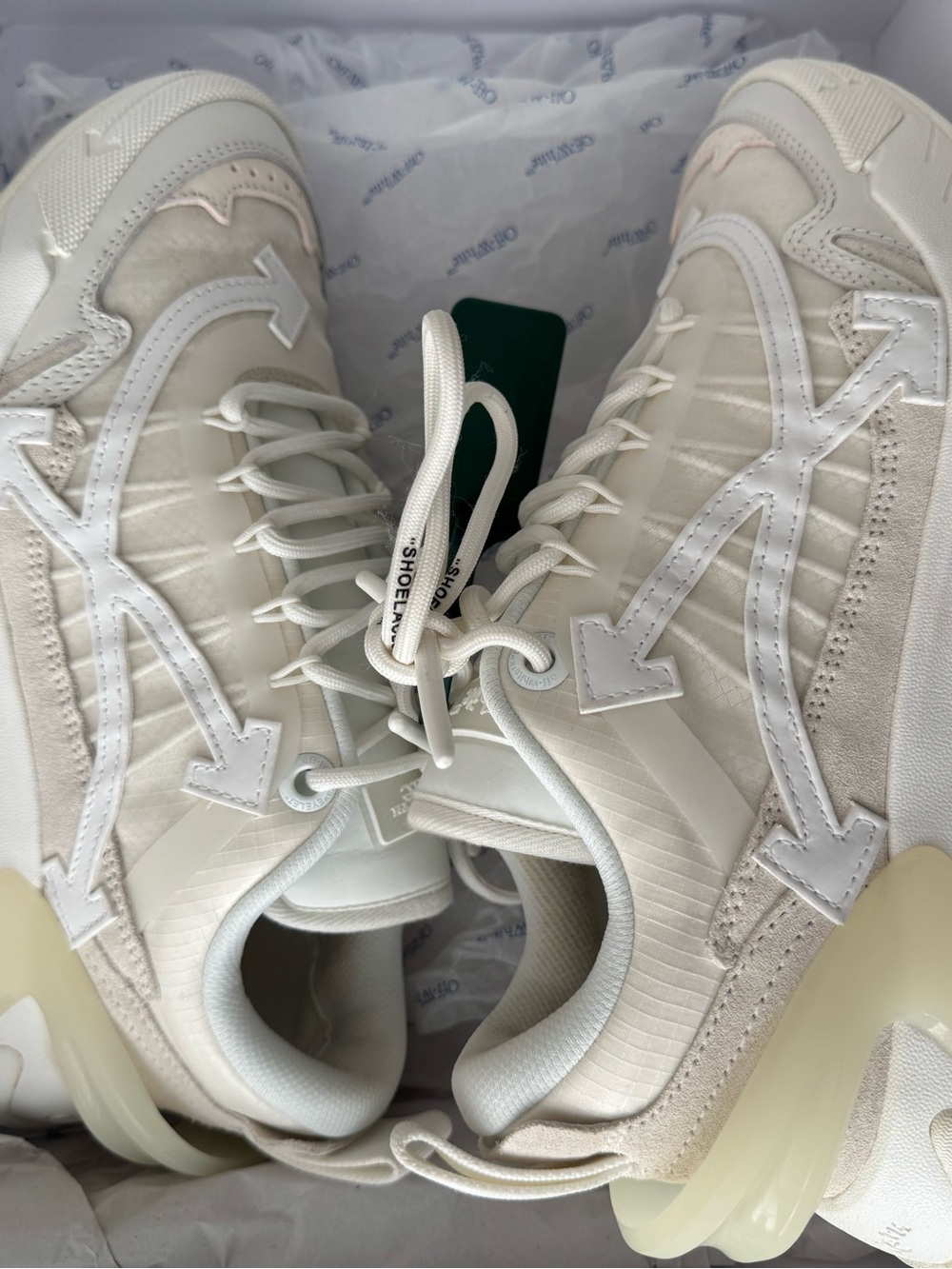 Off-White Cream Odsy Sneakers
